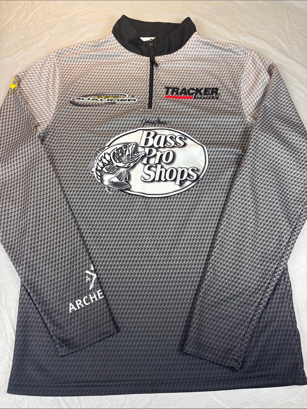 BASS PRO SHOPS JOHNNY MORRIS 1/4 ZIP PULLOVER